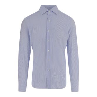 Alessandro Gherardi Tecno 776P1620 Stretch Jersey Shirt - Heren - Zakelijke Overhemden - Blauw - 4XL - Nylon - Overhemden