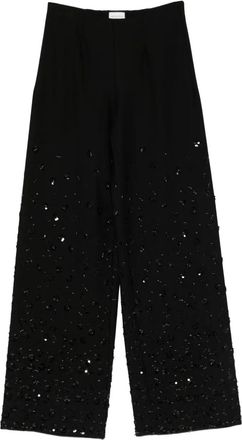 Seductive Pantaloni con paillettes - Nero