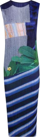 Issey Miyake City Collage Dress