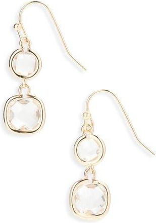 Cara Crystal Linear Drop Earrings in Gold at Nordstrom Rack
