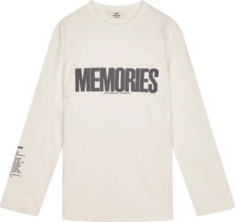 Mads Norgaard Jerry Tee Ls - Dames - Longsleeves - Wit - M - Katoen - Tops