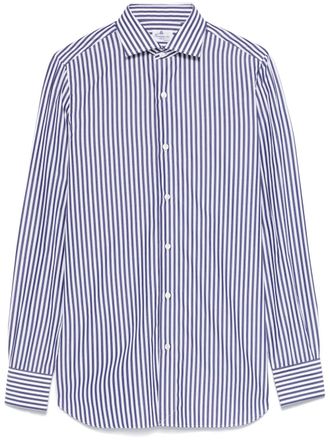 Finamore striped shirt - White