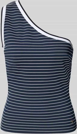 Guess Regular Fit Top aus Viskose-Mix Modell Alphonsin in Marine, Gr&ouml;&szlig;e XL