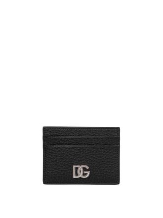 Dolce & Gabbana Dolce & Gabbana Black Leather Card Holder