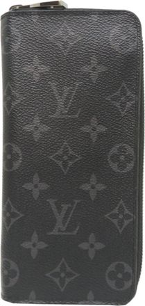 Louis Vuitton Black Monogram Eclipse Long Wallet (Bi-Fold) (Pre-Owned)