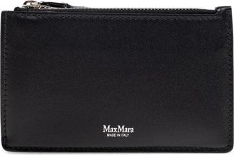 Max Mara Leren buidel - Zwart