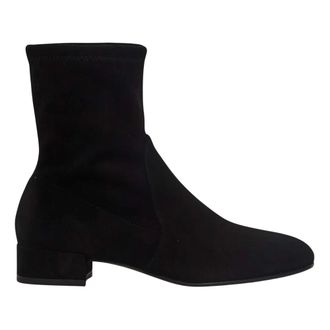 Stuart Weitzman Bot&iacute;n Bacari 25 - Shoes - Mujer - Negro - 38 1/2 EU