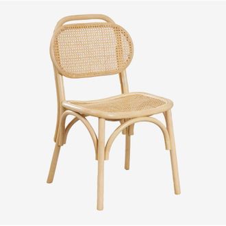 Sklum Sklum - Pack De 2 Sillas De Comedor En Rat&aacute;n California