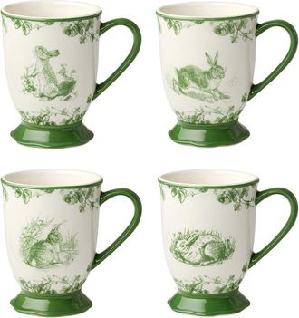 Certified International Set Of 4 Le Jardin Mug