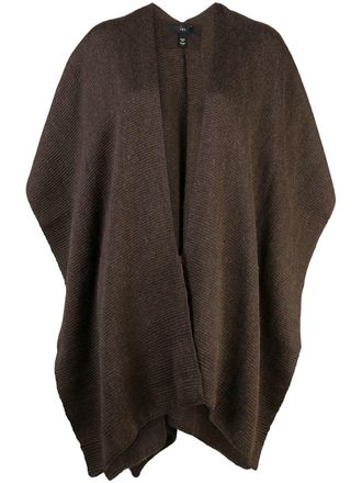 VOZ Short knitted duster - women - Alpaca - One Size - Brown