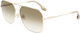 Victoria Beckham Womens VB217S 61 700 Sunglasses - Gold - One Size