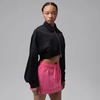Nike Jordan Womens Jordan Flight Club Lightweight Jacket in Black | IF1139-010