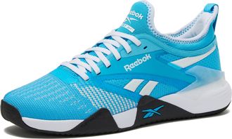 Reebok Unisex Nano Court Sport Pickleball Or Tennis Shoes for Men Sneaker, Future Cyan/Footwear White/Black, 11 UK