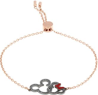 Swarovski Mickey & Minnie Bracelet