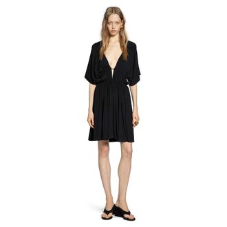 Alaia Hooded Mini Dress
