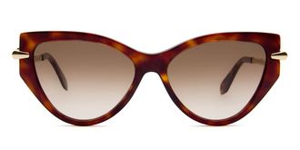 Bulgari BV40001I 54F Womens Sunglasses Red Size 56