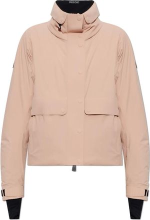 Moncler Danses Ge&iuml;soleerde Ski-jas - Dames - Sport - Roze - Maat: M Leer