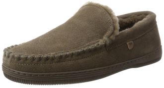 Warmbat Mens Grizzly Slippers, Brown (Pebble 88), 11 UK