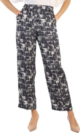 PESERICO Rechte Broek - Dames - Straight fit broeken - Blauw - L - Broeken