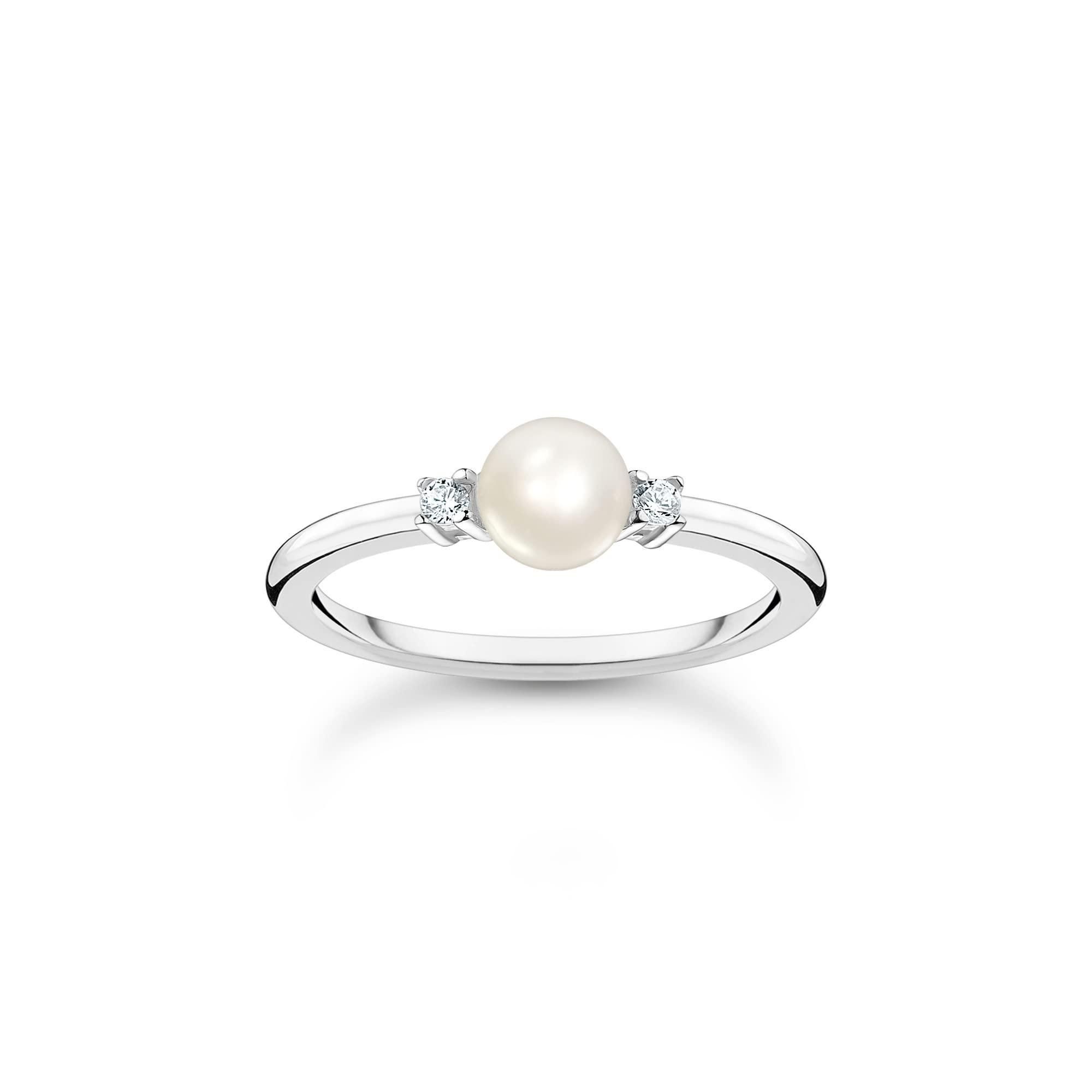 THOMAS SABO Ring Dreieck 925er Sterlingsilber; 750er Gelbgold Vergoldung, Diamant » günstig