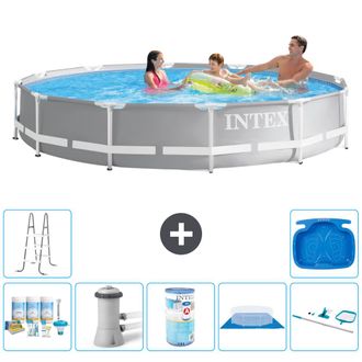 Intex Piscina Prism Frame Redonda - 366x76 Cm - 7-piezas S31933