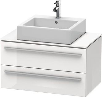 Duravit Mueble De Ba&ntilde;o Duravit X-large Para Consola 6511, 2 Cajones, 800 Mm, Color (frente/cuerpo): Laca Blanca De Alto Brillo - Xl651108585