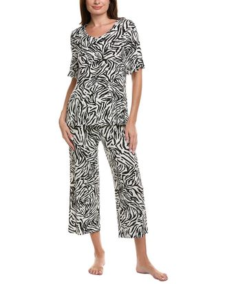 Ellen Tracy 2Pc Wide Leg Pajama Set