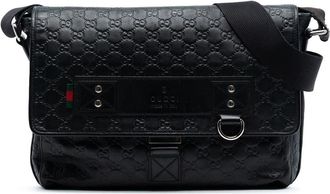 Gucci Pre-owned Gucci Guccissima Web Crossbody 246067 520981