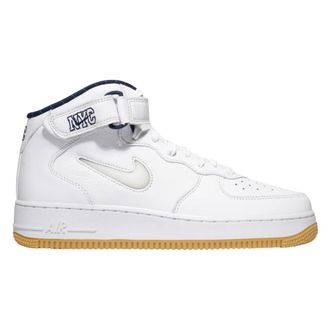Nike Fitness, Heren, Wit, 41 EU, Leer, Limited Edition Jewel NYC White Sneakers