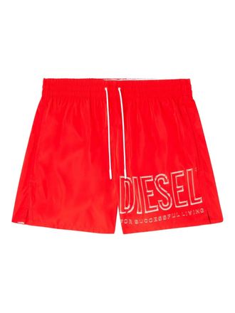 Diesel Olympic-34-D-Core drawstring logo swim shorts - Red