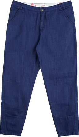 Kenzo Pantaloni affusolati in cotone - Blu
