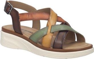 Josef Seibel Sevran Strappy Sandal in Green at Nordstrom, Size 11-11.5Us