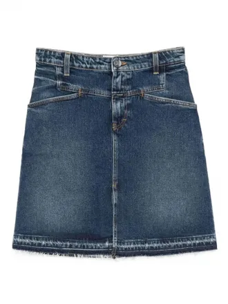 Closed Womens Stover-X Skirt In Dark Blue