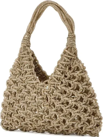 Hibourama Bags Vannifique geknoopte shopper - Goud