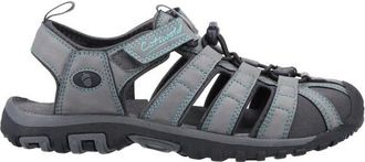 Cotswold Dames Colesbourne Gerecycleerde Sandalen (Grijs/Turkoois)