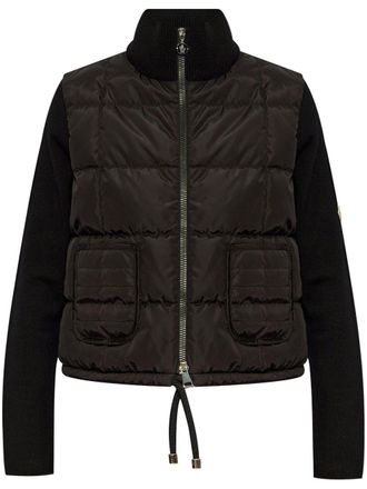 Moncler Piumino con applicazione - Nero