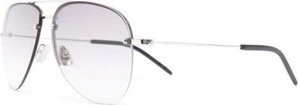 Saint Laurent Classic 11 M Zonnebril - unisex - Accessoires - Grijs - Maat: 59 MM Nylon