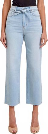 Hidden Jeans Womens Tracey High Rise Wide Straight Jeans In Light Wash