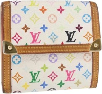 Louis Vuitton Pre-owned Wallets, female, Multicolor, Size: ONE SIZE Pre-owned Canvas Wallet