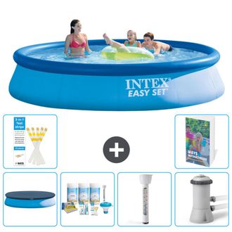 Intex Piscina Easy Set Redonda - 396x84 Cm - 7-piezas S52