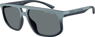 A|X Armani Exchange AX4161SU 839080 Mens Sunglasses Blue Size 58