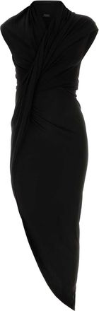 Balenciaga Black Stretch Crepe Dress