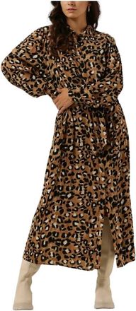 Colourful rebel Dames, Jurken, Bruin, Maat: XS