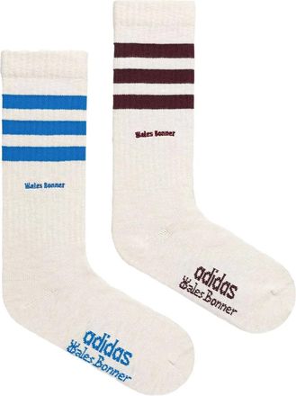 adidas x WALES BONNER 3-Stripes sokken (set van twee) - Blauw
