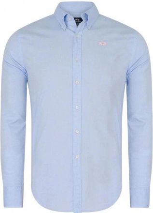 La Martina Camicia Oxford Slim Fit - - Shirts - Uomo - Blu - M
