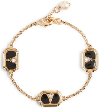 Valentino Garavani V Logo Bracelet