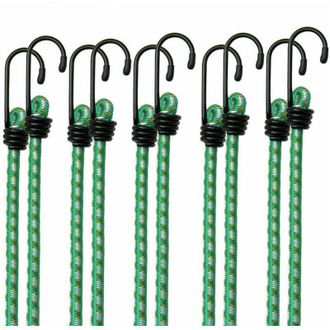 OEM 10x Cuerdas El&aacute;sticas De Goma, Cuerdas De Extensi&oacute;n Para Equipaje 61 Cm X 8 Mm &Oslash;-crezuo
