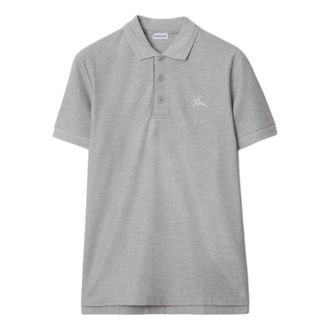 Burberry 26 Cotton Polo Shirt Pale Grey 80991681