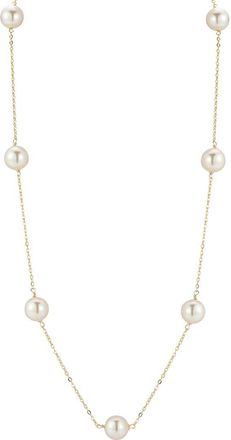 Glaze Jewelry 14K Plated 8Mm Pearl Necklace