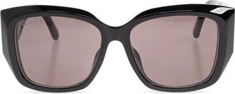 Balenciaga Zonnebril - Dames - Zonnebrillen - Zwart - ONE Size - Leer - Accessoires